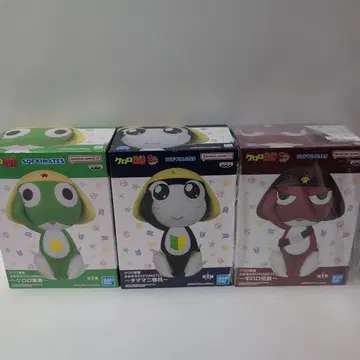 개구리 중사 케로로 소프트 비닐 메이츠 3체 세트