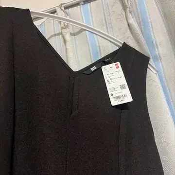 UNIQLO 브러쉬드 저리 원피스 darkbrown S