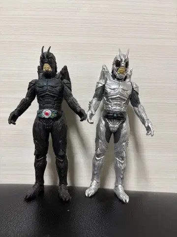 가면라이더 BLACK SUN 피규어 2체 세트 블랙 실버