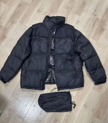 워크맨 워셔블 퓨전 다운 스탠드 블루종 xl LL 새상품급