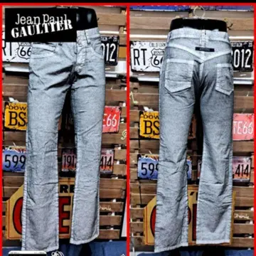 Jean Paul Gaultier 코팅 가공 스터드 데님 46