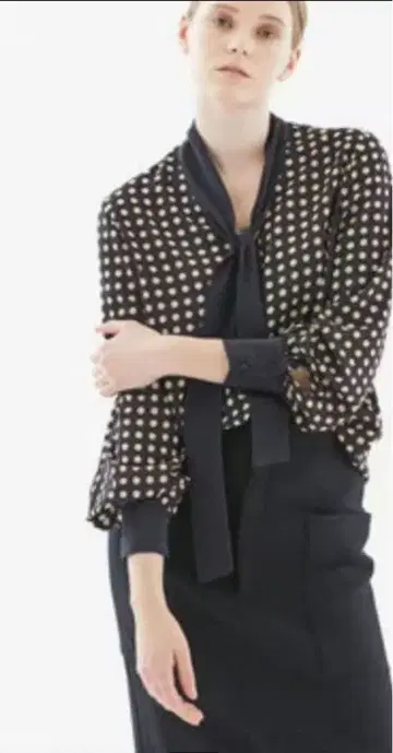 BEIGE, 베이지 온워드 카시야마 DANBY/보타이 도트 블라우스 M