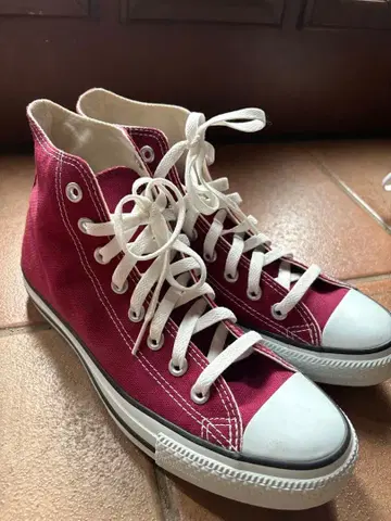 [ 새상품급 ] CONVERSE All Star 버건디 26cm
