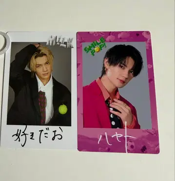 SMILE POP! 폴라로이드 트레이딩 카드 사노 하야토 페어 M!LK