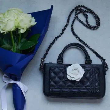 Riu riu Rose phone bag 블랙