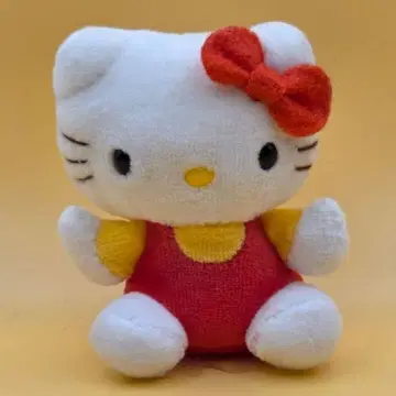 헬로키티 봉제 인형 빨간 옷