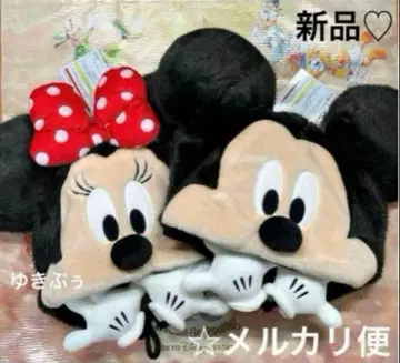 디즈니 미키 미니 팬캡 모자 페어 새상품