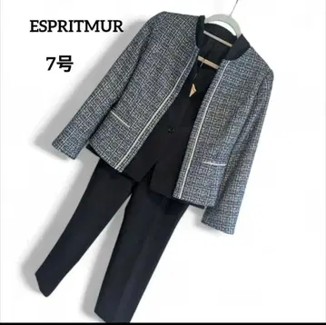 [택 포함 새상품] ESPRITMUR 3세트 7호 트위드 자켓