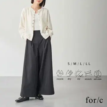 for/c 속건성 UV 컷 이지 플레어 팬츠 블랙 M