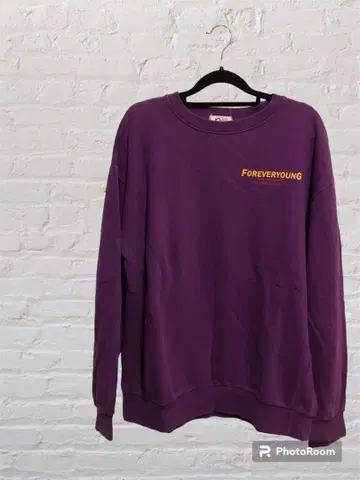 Peanut 맨투맨 백 프린트 구제 의류 빈티지