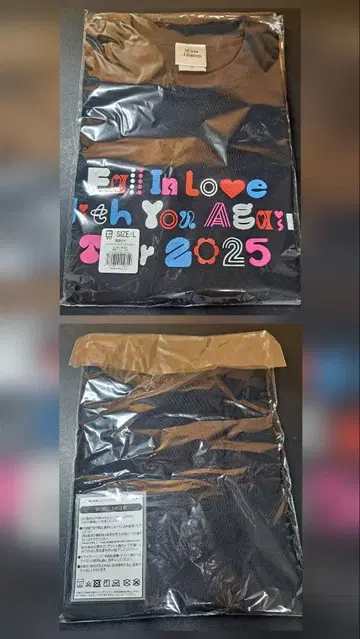 니시노 카나 투어 로고 T셔츠 BLACK