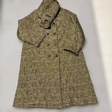 메종드소일 퀼팅 더블 코트 동소재 머플러