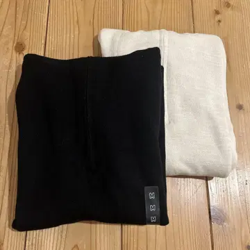 유니클로 더블 페이스 하프 지퍼 M