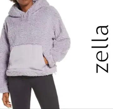 Zella Cassie 플리스 후디 라벤더