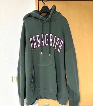 paragraph 후드티 그린 그린