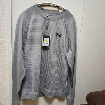 정가 15,400엔 [택 포함 새상품] UA 인테리 니트 크루 스웨터