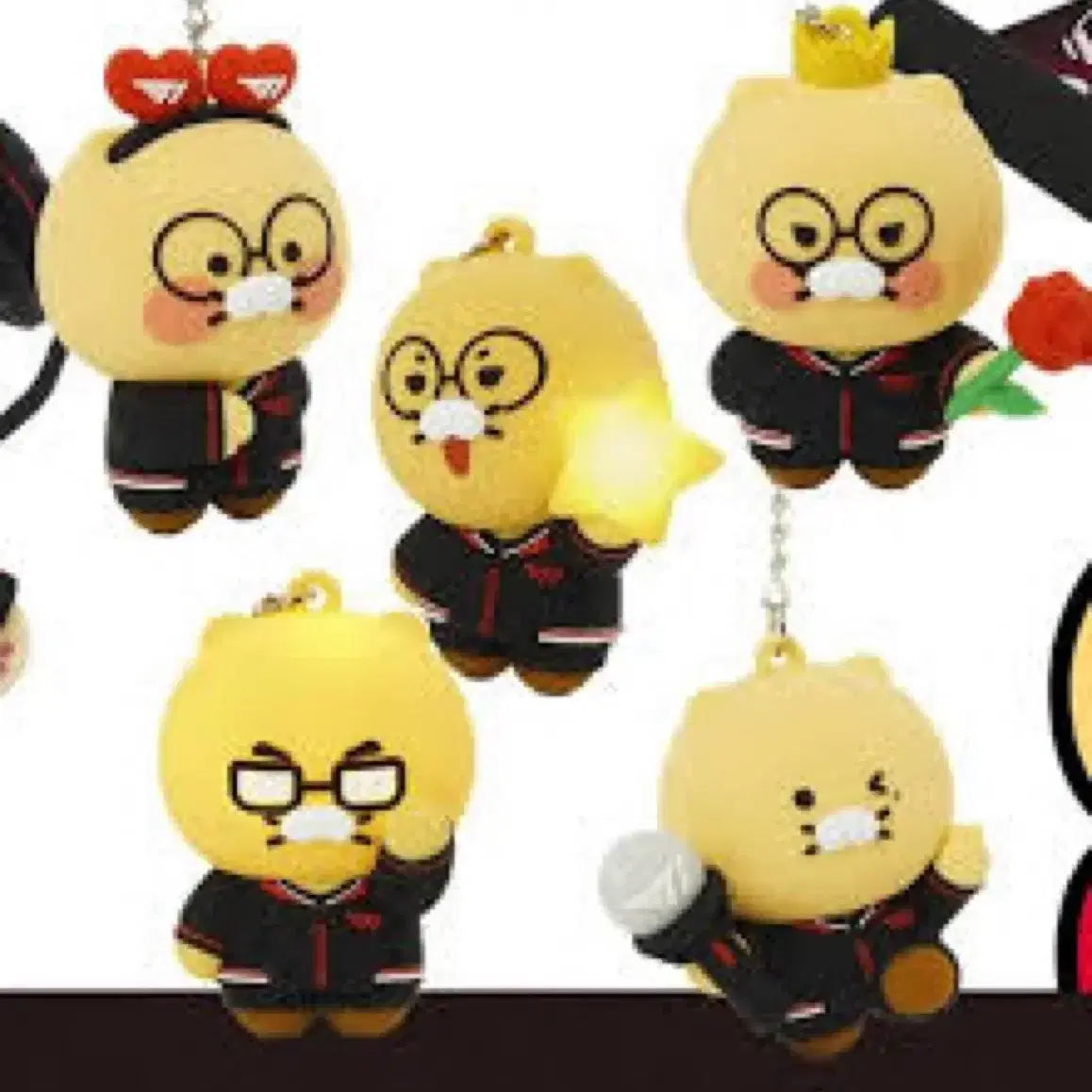 T1 Chunsik LED Keyring Full Set Faker Gumayusi Oner Keria Doran on