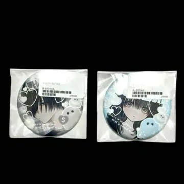 글리터 캔뱃지 2종 세트