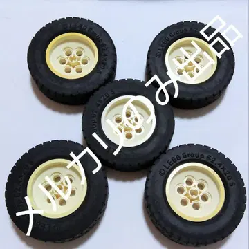 레고 테크닉 부품 화이트 휠 타이어