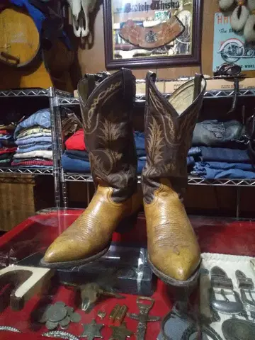 토니 라마 웨스턴 부츠 카우보이 부츠 아메카지