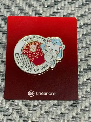 Expo 2025 Osaka 핀 배지 싱가포르
