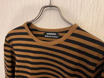 AUBERGE x Brilla per il gusto 보더 티셔츠