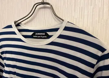 AUBERGE x Brilla per il gusto 보더 티셔츠