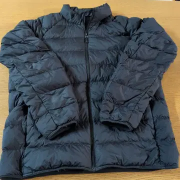 W USED 유니클로 울트라 라이트 다운 사이즈 XL 블랙 남성용