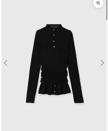 새상품급 정가 반값 anuans 텐셀 울 레이어 컷 상의