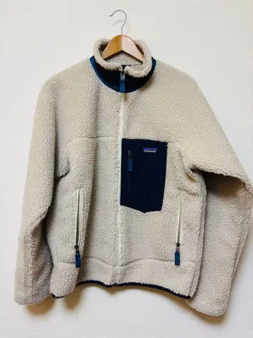 patagonia 플리스 자켓 M 베이지 정품