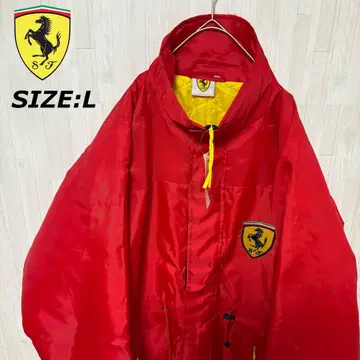 FERRARI 페라리 나일론 자켓 벤치 코트 롱 코트 L
