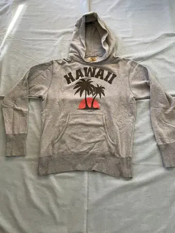 하와이 로고 야자수 후드티