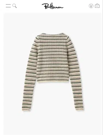 오라리 이번 시즌 2025aw 셰틀랜드 울 캐시미어 리브 니트 탑