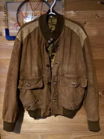 브라운 스웨이드 자켓 빈티지