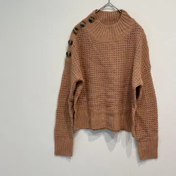 새상품급 Full Circle [ M ] 베이지 니트 스웨터