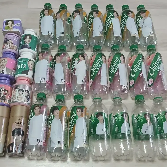 BTS 방탄소년단 굿즈 칠성사이다 커피 자일리톨 베스킨라빈스 모음