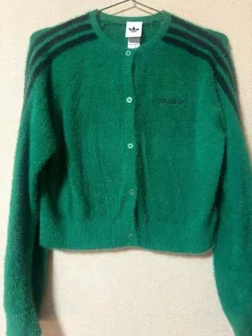 adidas 플러피 니트 가디건