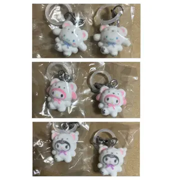 산리오 메지루시 액세서리 후와후와 스노우 마이멜로디 쿠로미 시나모롤