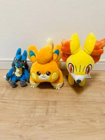 포켓몬 봉제 인형 푸호꼬 파모 루카리오