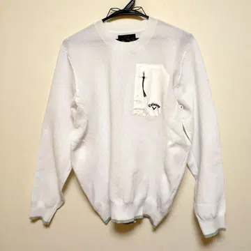 새상품 정품 캘러웨이/크루넥 니트 사이즈 M/스트레치 발수