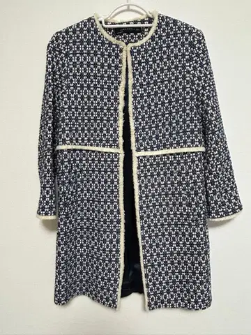 ZARA 트위드 코트 자켓 S 사이즈 블루