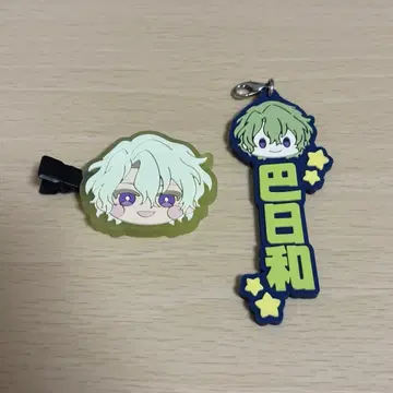 앙상블 스타즈 앙스타 토모에 히요리 앞머리 클립 러버 스트랩