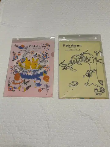 포켓몬 센터 A4 클리어 파일 Pokemon little tales