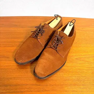 새상품급 SCOTCH GRAIN 외날개 플레인토 스웨이드 26cm EEE