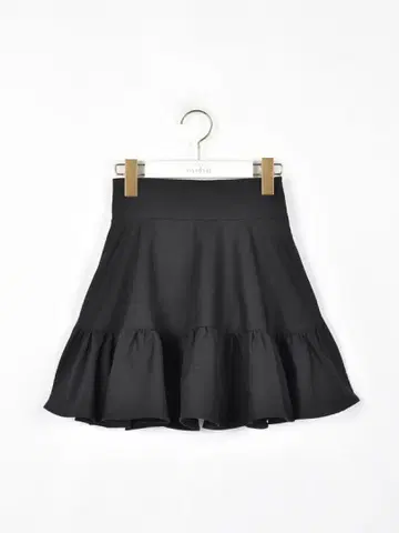 이번 시즌 evelyn 백 리본 스커트 블랙