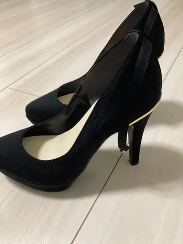 블랙 하이힐 22cm