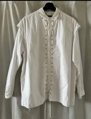 HARE 프론트 레이스업 셔츠