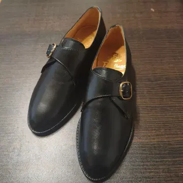 Friedman 가죽 신발 몽크 스트랩 22.5cm EE