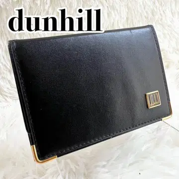 [ 특가 ] 인기 dunhill 명함지갑 패스 케이스 가죽 블랙