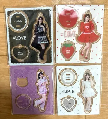 이코라부 사사키 마이카 아크릴 스탠드 4종